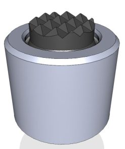 Gripper Swivel Pads – Mini (Hardened Tool Steel, Serrated)